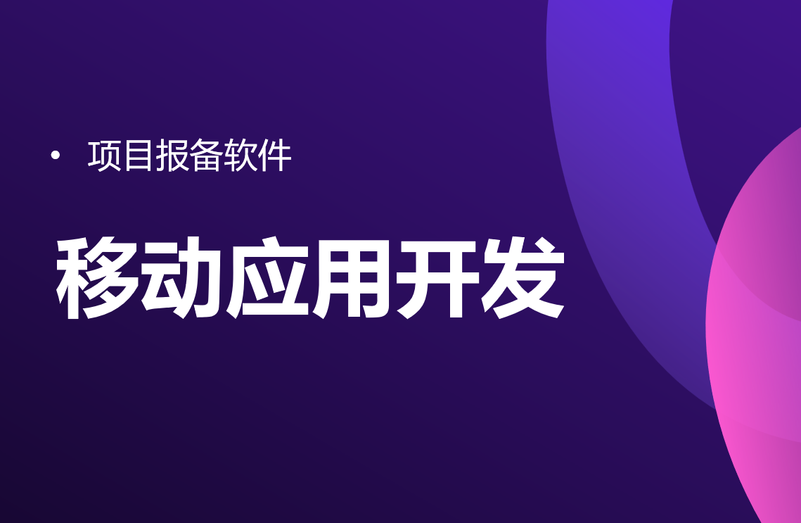 項(xiàng)目報(bào)備軟件的移動(dòng)應(yīng)用開發(fā) 項(xiàng)目報(bào)備軟件的移動(dòng)應(yīng)用開發(fā)